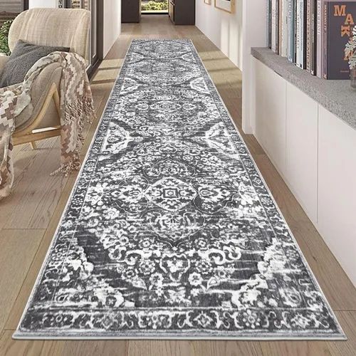 Miniatura 102 de HEBE Alfombra Pasillo 2'x10' Lavable Vintage Desgastada Alfombras de Área Antideslizante Alfombra de Lavandería Boho Alfombras de Piso para Pasillos