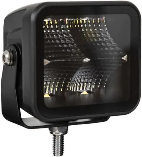 Miniatura 2 de Buyers Products 1492236 - Luz de inundación LED ultra brillante sin bordes, de 3 pulgadas de ancho, lente cuadrada, luz de punto/niebla para barra