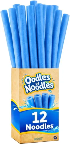 Miniatura 19 de Oodles of Noodles Fideos de espuma de arcoíris de lujo para piscina - Paquete de 12 - Aproximadamente 122 cm x 6.4 cm Tubos de espuma multiusos