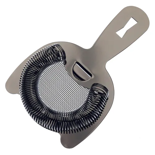 Miniatura 4 de Barfly Colador de muelle de malla fina, negro