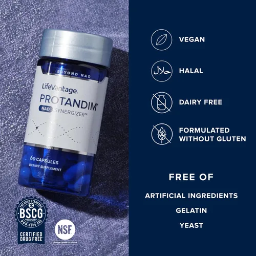 Miniatura 5 de LifeVantage Protandim - Sinergizador NAD, suplemento NAD para energía, estado de ánimo, apoyo saludable al envejecimiento, activación de sirtuina
