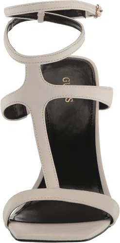 Miniatura 2 de Guess Sandalia de tacón Bacio3 para mujer, patente blanca, talla 9