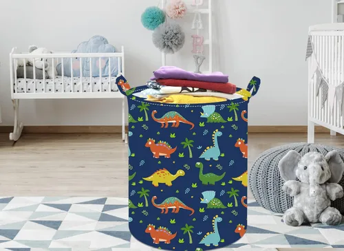 Miniatura 5 de Cesta plegable para ropa sucia para niños, cesta organizadora de almacenamiento plegable, almacenamiento de ropa de juguetes con asas
