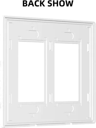 Miniatura 967 de Placa de Interruptor de Luz Azul de 1 Gang, Placa de Pared Decorativa de Palanca Individual, Cubierta de Placa de Pared de Palanca, Placa Frontal