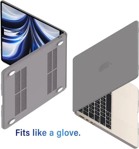 Miniatura 34 de IBENZER Funda para MacBook Air de 13 pulgadas 2026 2025 2024 2023 2022 M4 A3240 M3 A3113 M2 A2681, funda rígida con cubierta de teclado ScreenFilm