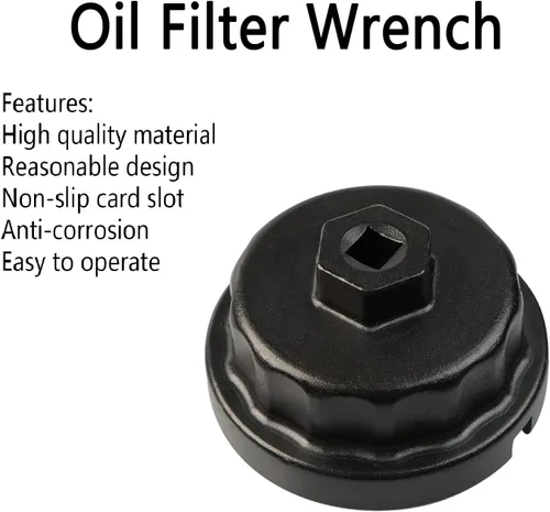 Miniatura 3 de Llave de filtro de aceite, herramienta de extracción de filtro de aceite compatible con Toyota Lexus Camry RAV4 Tundra Highlander y más