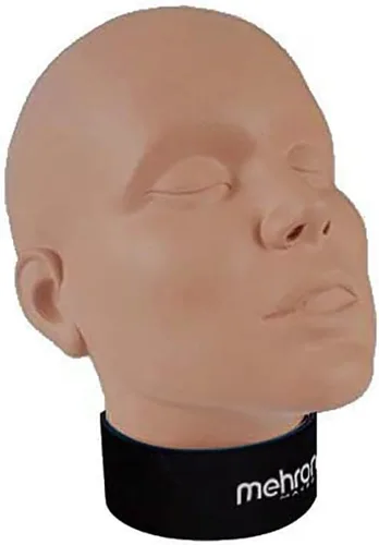 Miniatura 2 de Mehron Professional cara para práctica de maquillaje y pintura facial para estudiantes. Beige