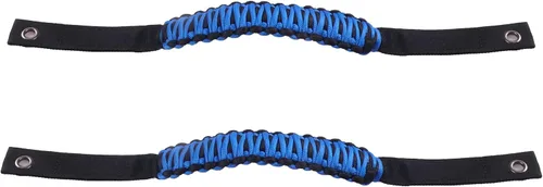 Miniatura 8 de Asas de agarre de barra antivuelco, mango de agarre de paracord para accesorios Ford Bronco 2021 2022 2023 2024 2025 2 puertas 4 puertas, paquete