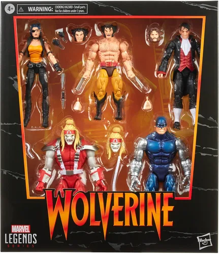 Miniatura 2 de Marvel Legends Series Wolverine - Paquete de 5 – Omega Red, Cyber, Callisto, Jason Wyngarde y 13 accesorios – Exclusivo de Amazon