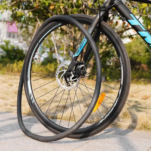 Miniatura 5 de RUTU 27 tubos para neumáticos de bicicleta de 1 3/8 (tubo de 700 x 35-40), tubo interior de 27 x 1.3/8 con válvula Schrader de 1.260 in y accesorios