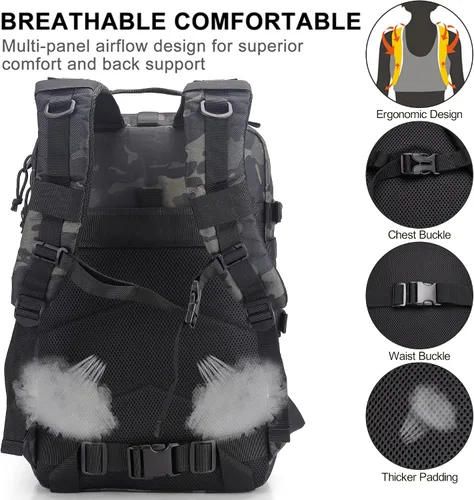 Miniatura 4 de Mochila para casco de motocicleta para hombres con portador de casco duro/almacenamiento, mochila de equitación, accesorios de motocicleta/regalos