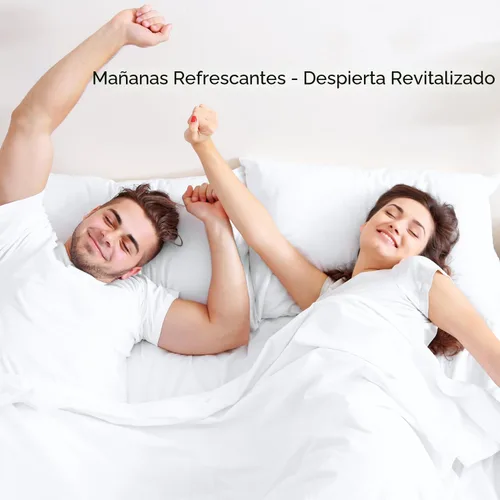 Miniatura 6 de LANE LINEN - Juego de sábanas de 4 piezas 100 % algodón orgánico percal puro King, ropa de cama suave transpirable para colchones de hasta 15 17