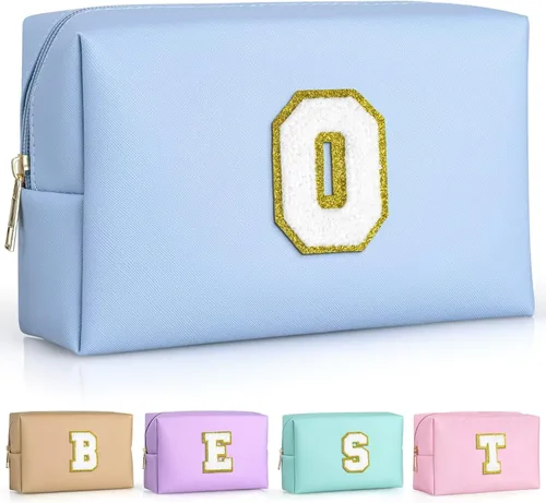 Miniatura 167 de TOPEAST - Bolso de maquillaje para mujer, G Blanco nacarado-rosa