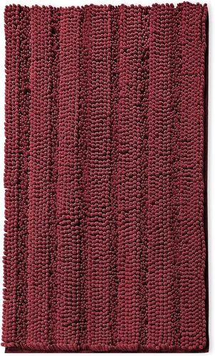 Miniatura 14 de Clara Clark Tapetes para baño de felpilla, tapetes de baño de felpa ultra suaves, lavables a máquina, con parte trasera antideslizante, 44 x 26 Negro