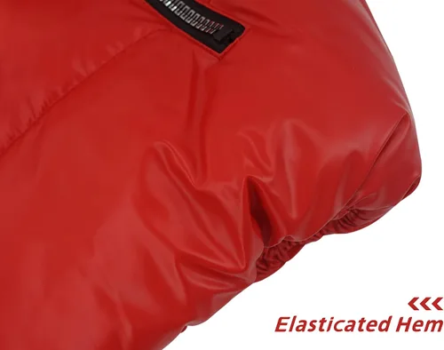 Miniatura 5 de Happy Cherry Chaleco acolchado, ligero, resistente al agua, para invierno, cálido, con capucha, sin mangas, para niños