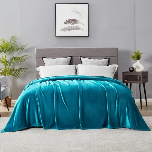 Miniatura 53 de Dreamnine Manta extrasuave, vellón de felpa, silla, sofá, 50 x 60 pulgadas, franela de terciopelo, ligera, mullida, microfelpa, decorativa, cálida