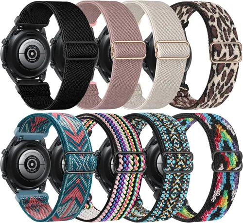 Miniatura 8 de Paquete de 8 correas de reloj de 0.866 in compatibles con Samsung Galaxy Watch 3 Band 1.772 in/Galaxy Watch 1.811 in/Samsung Gear S3