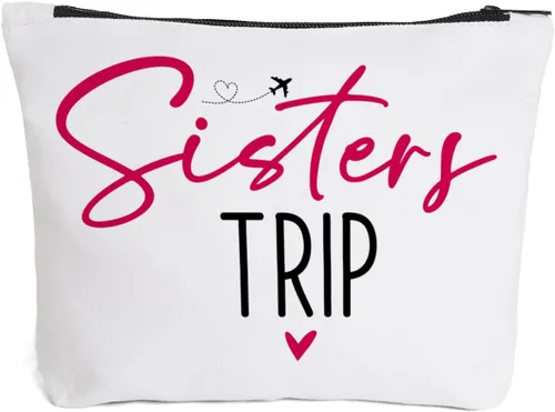 Miniatura 9 de Fokongna Regalos de viaje para niñas, bolsas de fin de semana para mujeres, regalos para hermanas, regalos de fin de semana, despedida de soltera