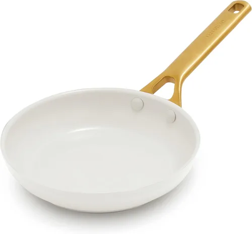 Miniatura 14 de GreenPan Sartén antiadherente Reserve Pro de 8 pulgadas, cerámica certificada NSF, sartén anodizada dura sin PFAS, asas de acero inoxidable, apto