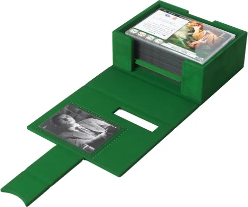 Miniatura 6 de Gamegenic Arkham Horror Investigator Deck Tome – Caja de mazo premium para Arkham Horror: El juego de cartas, contiene una cubierta completa de Verde