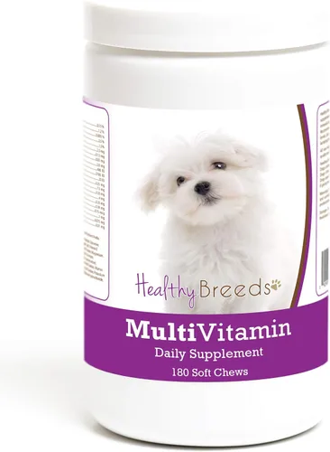 Miniatura 117 de Healthy Breeds Bulldog francés multivitamínico suave masticable para perros 180