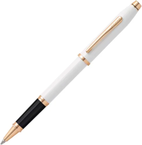Miniatura 37 de Cross Century II - Bolígrafo de punta Selectip, lacado negro con detalles chapados en oro de 23 quilates