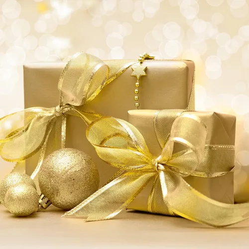 Miniatura 7 de TUPARKA 60 hojas de papel de seda dorado, papel de seda de Navidad, papel de envolver, papel de regalo para bricolaje y manualidades, decoración