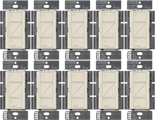 Miniatura 33 de Lutron Caseta - Interruptor de atenuación inteligente original (requiere Lutron Smart Hub), para luces LED, 150 vatios, un solo polo/3 vías, no Negro