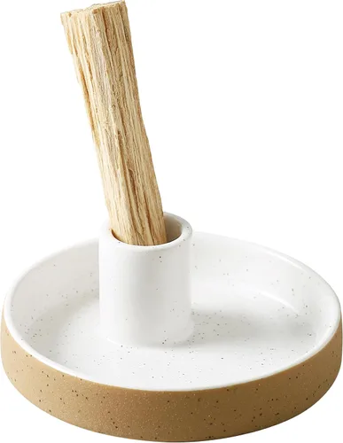 Miniatura 11 de Soporte de incienso de cerámica, soporte de Palo Santo y salvia, quemador de incienso de varillas verticales, atrapacenizas de incienso Inscents