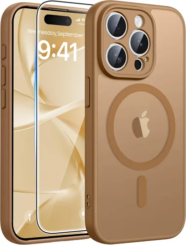 Miniatura 198 de FNTCASE - Funda para iPhone 16 Pro: magnética, mate, translúcida, de grado militar, protectora contra caídas, resistente, fina, duradera y a prueba