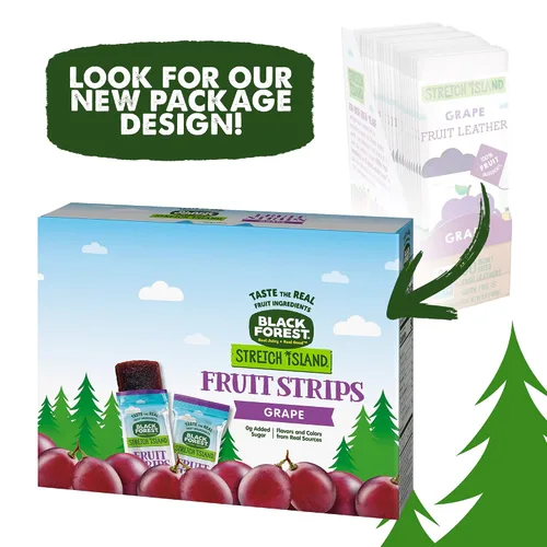 Miniatura 5 de Black Forest Stretch Island - Tiras de frutas, sabor a uva, tiras de 0.5 onzas (paquete de 30)