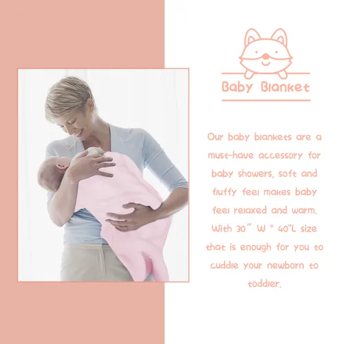 Miniatura 3 de Regalos para baby shower, cesta de regalos para niña, juego de cosas esenciales para regalo único para bebé, manta adorable para bebé, calcetines