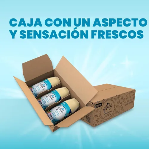 Miniatura 2 de Glade - Repuesto automático de aspersión, ambientador para el hogar y el baño, Aqua Waves, 6.2 oz, 3
