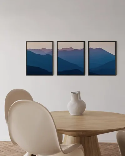 Miniatura 711 de HAUS AND HUES Marco de arte occidental, juego de 3 impresiones artísticas del suroeste del desierto de Arizona, decoración bohemia moderna, arte