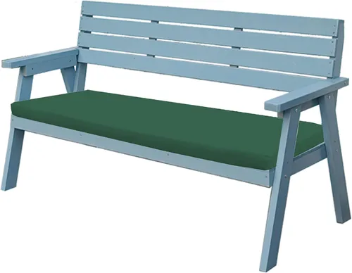 Miniatura 6 de Cojín impermeable para silla de banco para interior y exterior, cojín de asiento para jardín largo