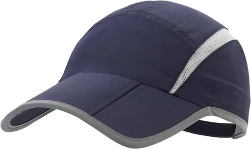 connectyle plegable malla deportes cap con transpirable con rayas reflectantes Sun Runner Cap