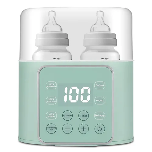 Miniatura 8 de Calentador de biberones 9 en 1, calentador de leche materna multifunción, calentador rápido de alimentos para bebés y calentador de descongelación