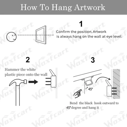 Miniatura 6 de Woxfcart Cuadros de flores para decoración de pared, impresión floral en blanco y negro sobre lienzo para decoración de baño, 15 x 12 pulgadas