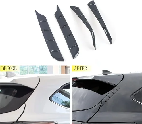Miniatura 2 de Accesorios exteriores de automóvil, alerón de ventana trasera, cubierta de ala lateral, ajuste para Toyota Highlander 2021-2023 2024 2025 ABS 4