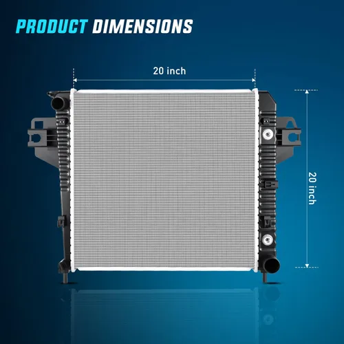 Miniatura 4 de Nilight Radiador para Jeep Liberty 3.7L 2002 2003 2004 2005 2006, Radiador de Refrigerante del Motor con Enfriador de Aceite, Transmisión