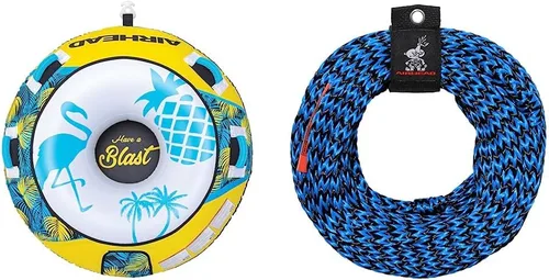Miniatura 5 de AIRHEAD - Inflable remolcable Blast de 1 a 4 pasajeros para actividades acuáticas