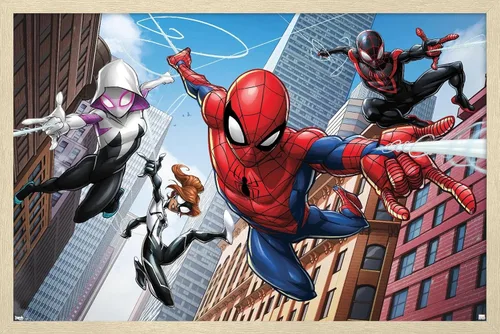 Miniatura 11 de Trends International Marvel Comics - Póster de pared de Spider-Man - Web Heroes, 22.375 x 34 pulgadas, versión sin marco