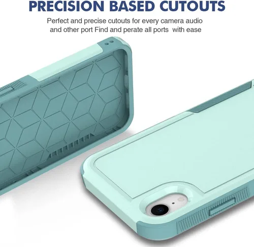 Miniatura 229 de Jeylly Funda para iPhone SE/Funda para iPhone 5S, Exterior de Plástico Duro que Absorbe Golpes + Interior de Silicona de Goma Defensor contra