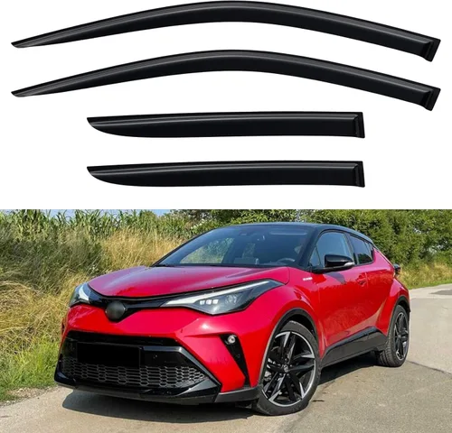 Miniatura 217 de YQAUTEC Viseras de Ventana Protectores de Lluvia para Honda Civic 2022 2023 2024 2025 2026, Deflectores de Viento de Ventilación de Ventana Fuera