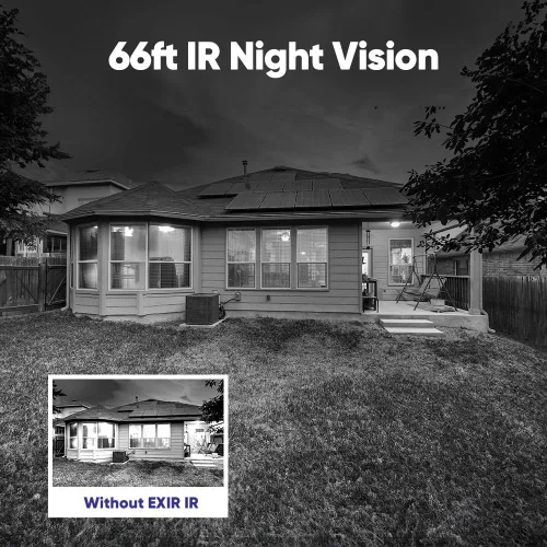 Miniatura 3 de SANNCE Cámara de seguridad de 2MP 1080P TVI Cámara de bala de alta claridad de hasta 100 pies con LED IR IP67 impermeable para interiores