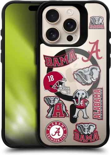 Miniatura 76 de Head Case Designs Funda de gel suave con licencia oficial de la Universidad de Alabama UA Collage compatible con Apple iPhone 13 Pro Max