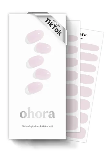 Miniatura 23 de ohora Tiras de uñas de gel semicuradas (N Snatched), azul, estampadas, funcionan con cualquier lámpara UV/LED, calidad de salón, larga duración, N