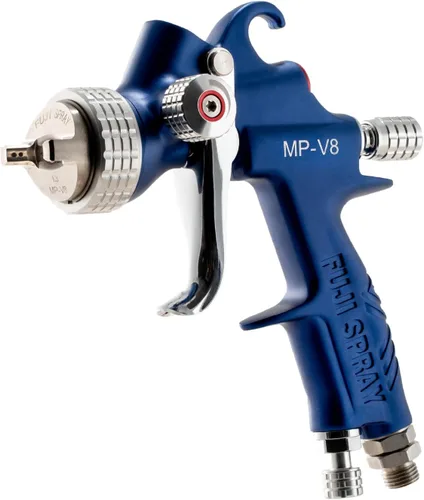 Miniatura 7 de Fuji Spray Pistola de pulverización automotriz con copa de aluminio de 600 cc (V8 Series-MP-V8 - transparente) Pistola de pintura automotriz