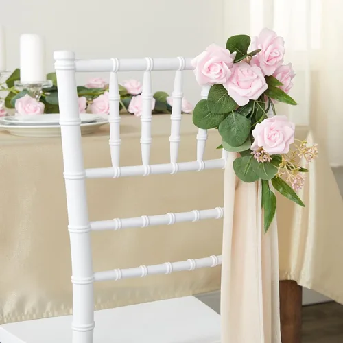 Miniatura 6 de Juvale Decoración de Boda Flores Artificiales Cabezas de Clavel - Flores Sintéticas para Jarrón, Decoraciones de Mesa Centrales, Centros de Mesa