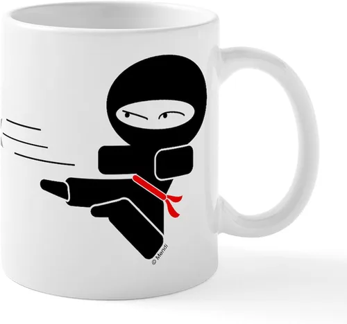 Miniatura 32 de CafePress Ascii - Taza de café de cerámica, taza de té, 11 onzas